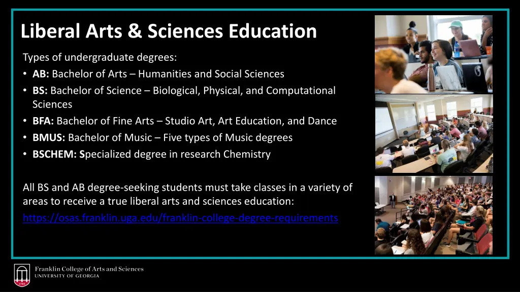 liberal arts sciences education