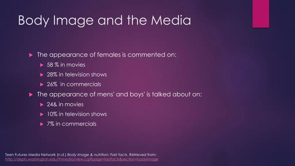 body image and the media 3