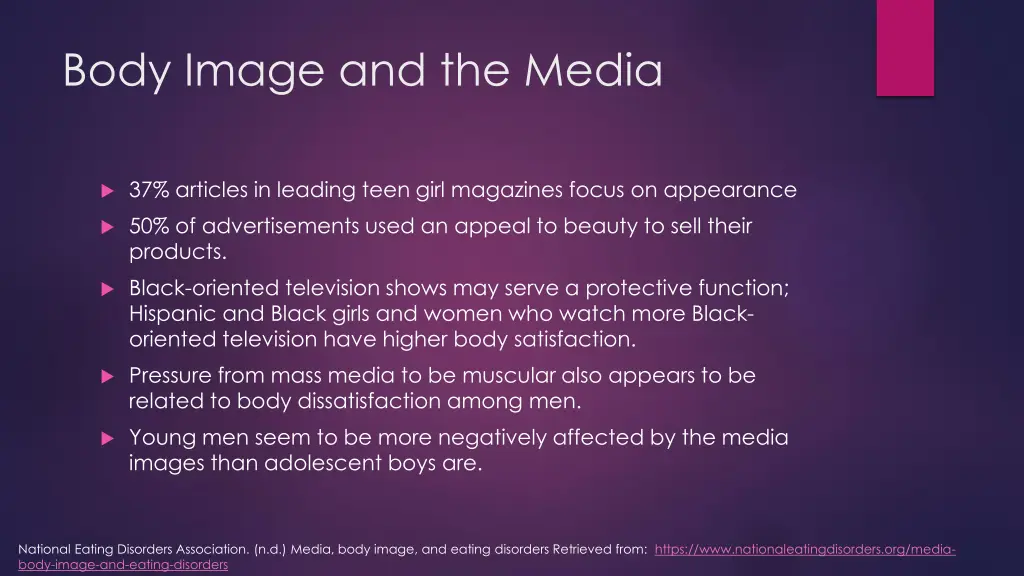 body image and the media 4