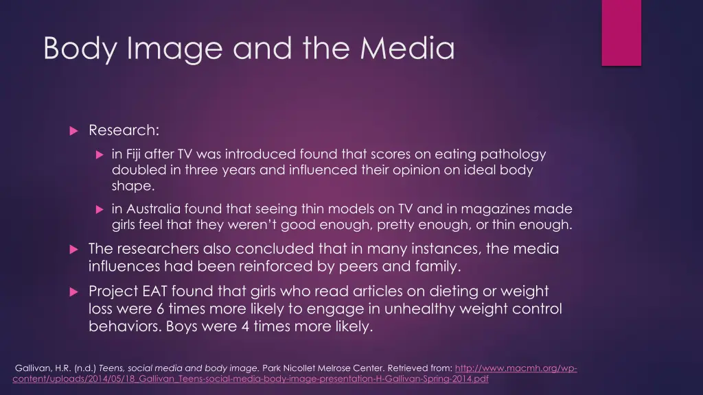 body image and the media 5