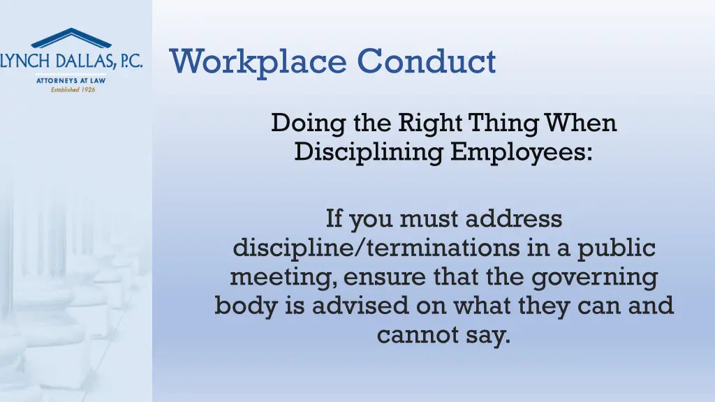 workplace conduct 3