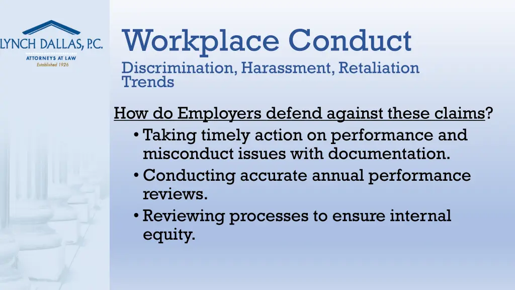 workplace conduct discrimination harassment 3