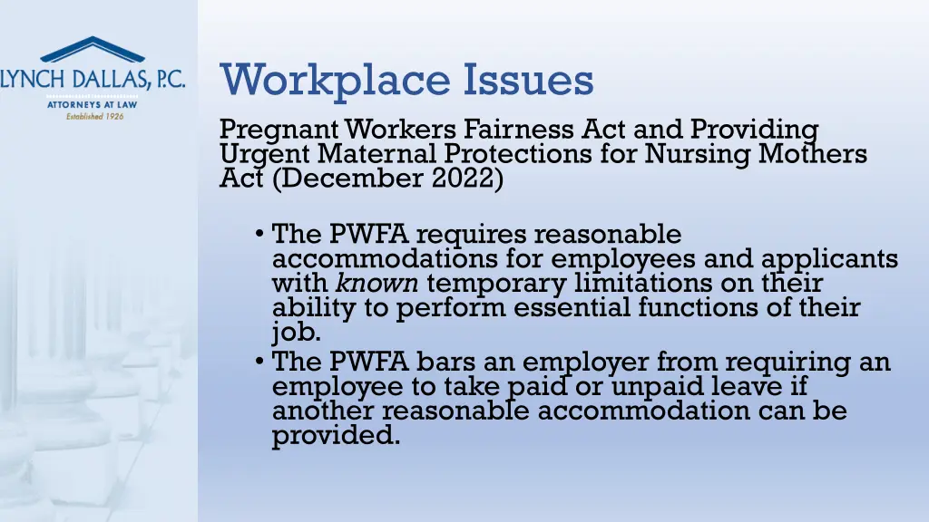 workplace issues 5