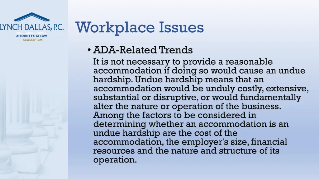 workplace issues 8
