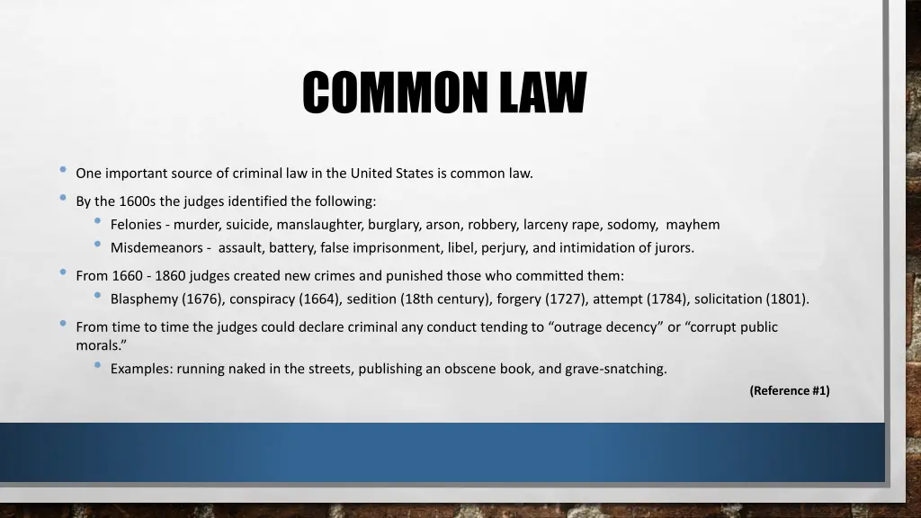 common law