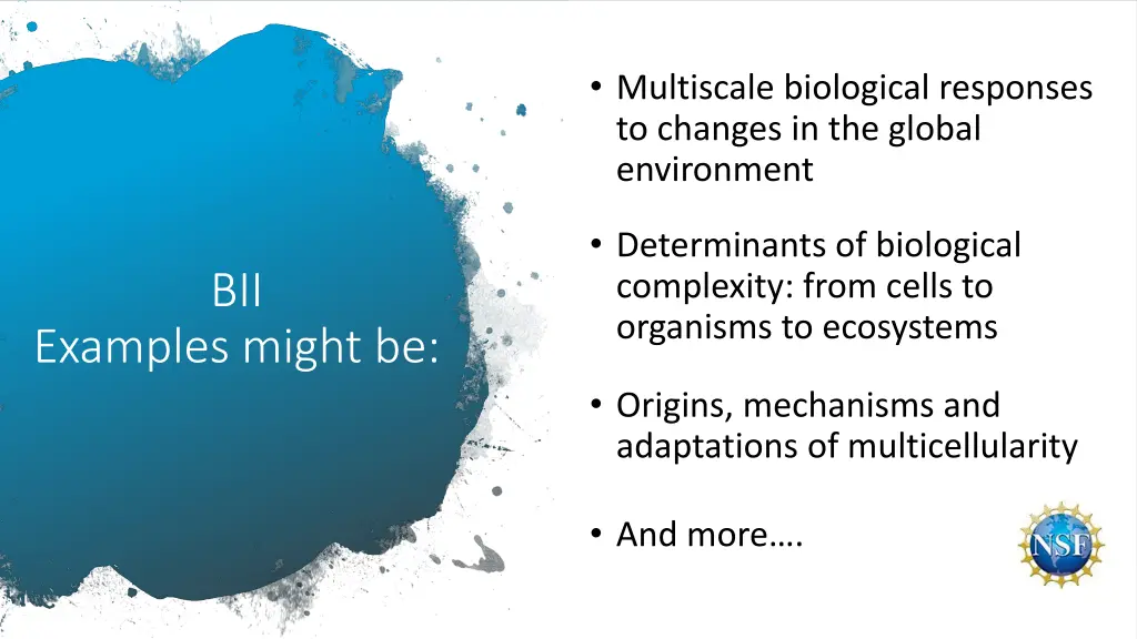 multiscale biological responses to changes