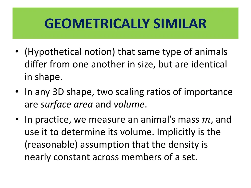 geometrically similar