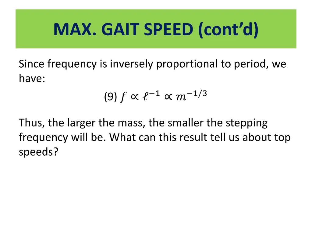 max gait speed cont d 1