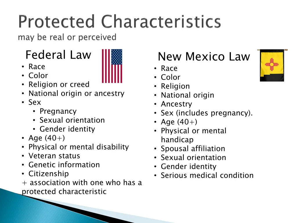 federal law race color religion or creed national