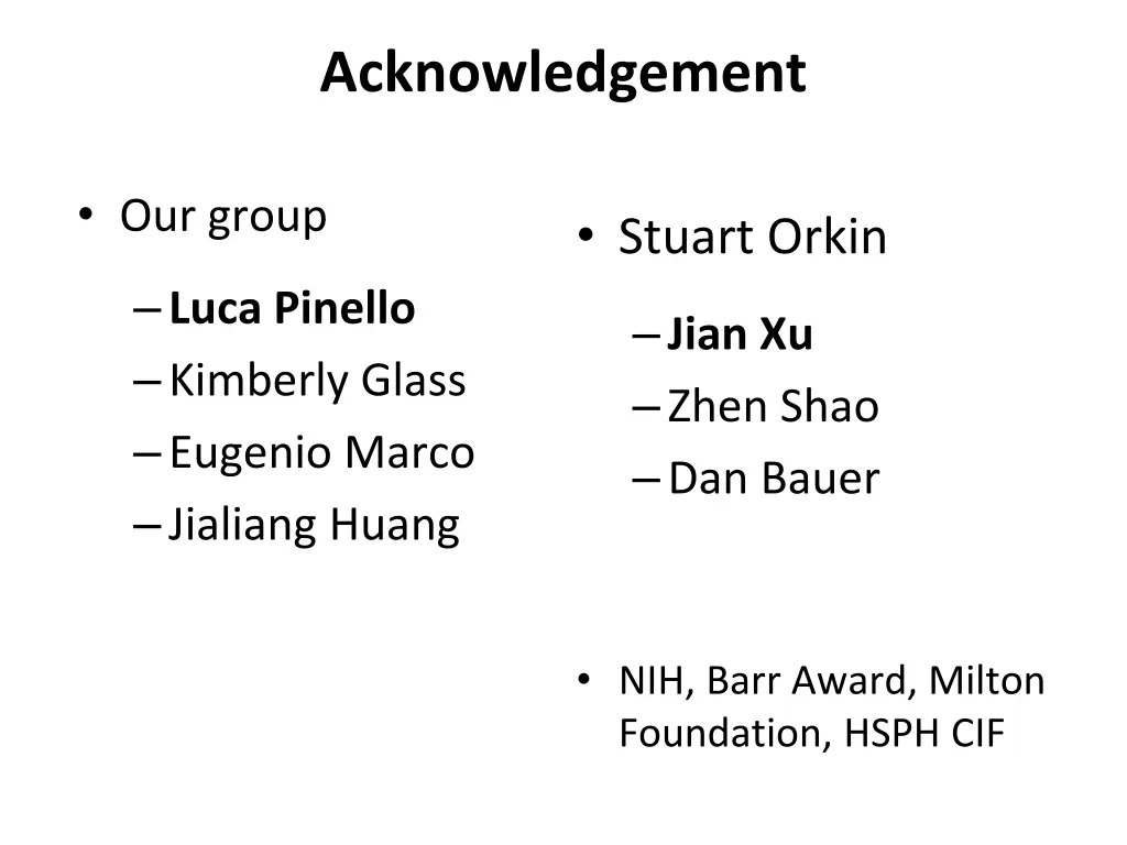 acknowledgement