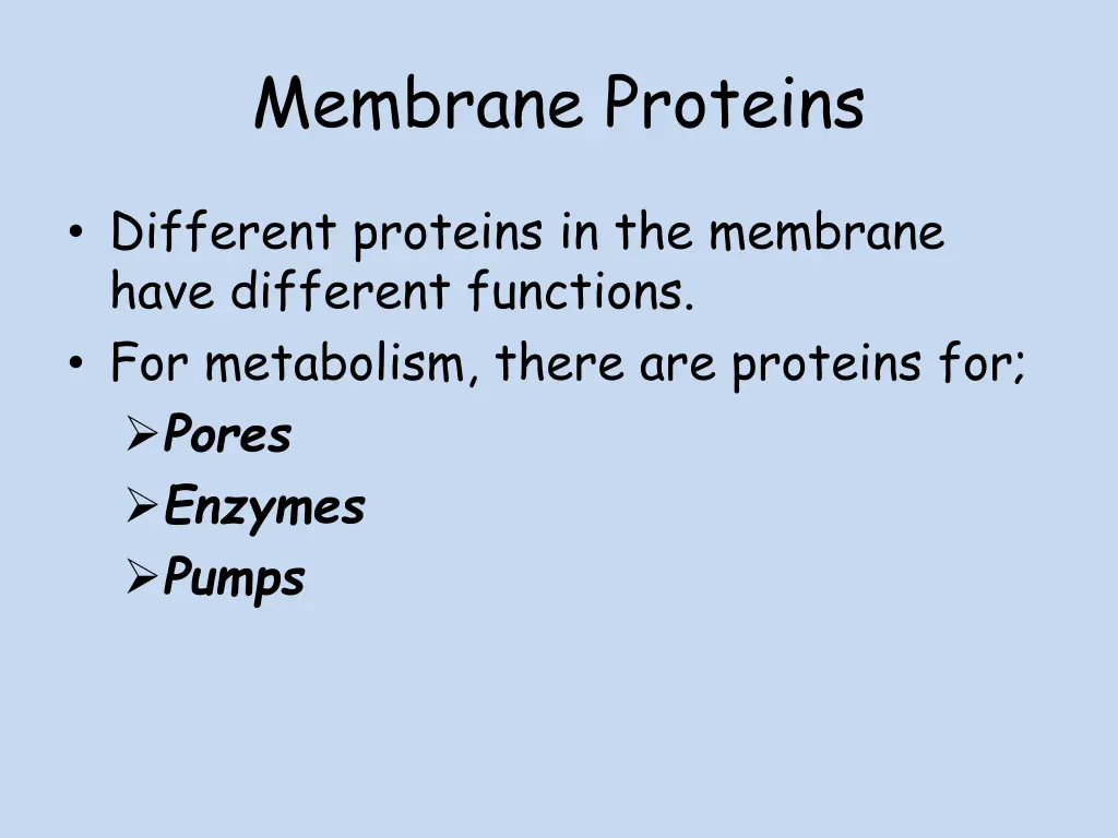 membrane proteins