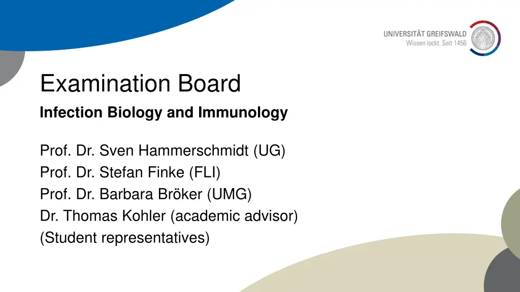 examination board infection biology and immunology