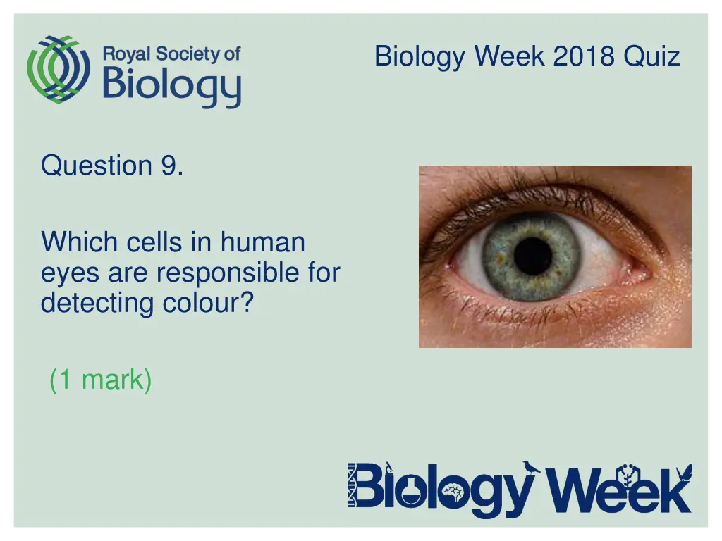 biology week 2018 quiz 9