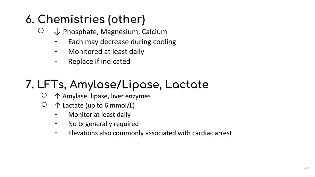 6 chemistries other phosphate magnesium calcium