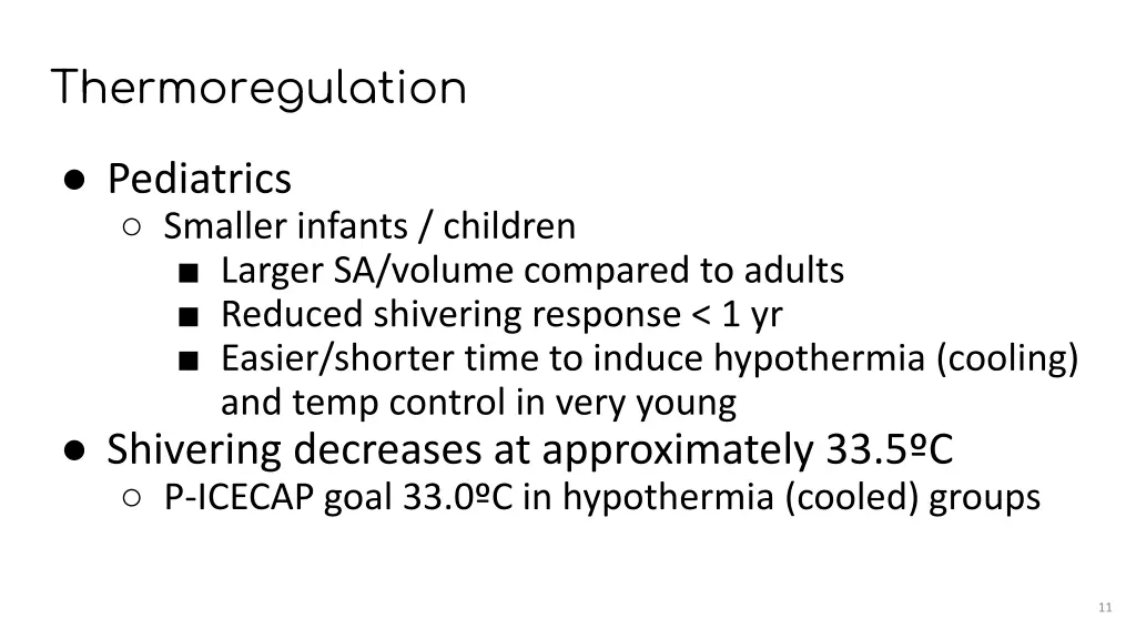 thermoregulation