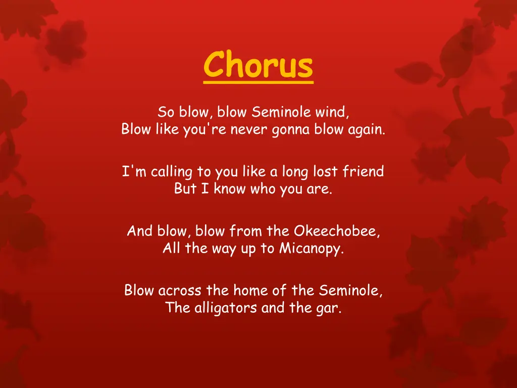 chorus