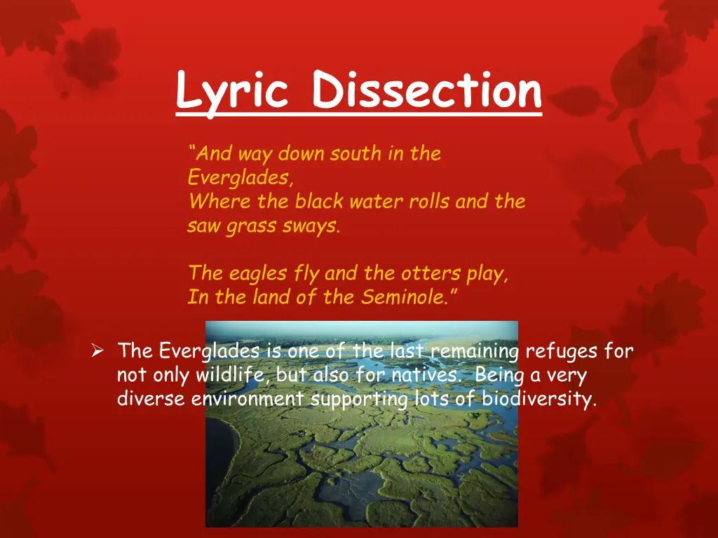 lyric dissection 1