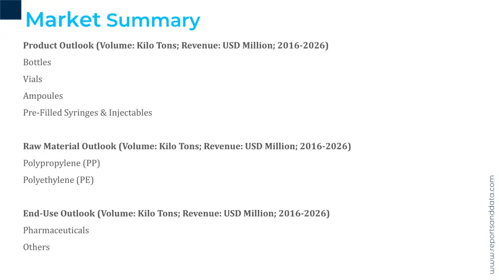 market summary