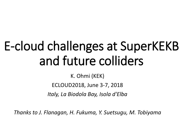 e e cloud challenges at superkekb cloud