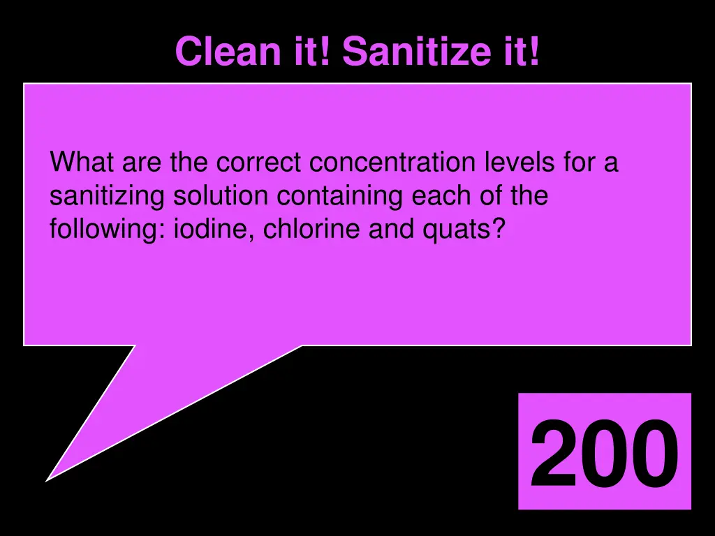 clean it sanitize it 1