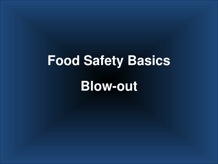 food safety basics