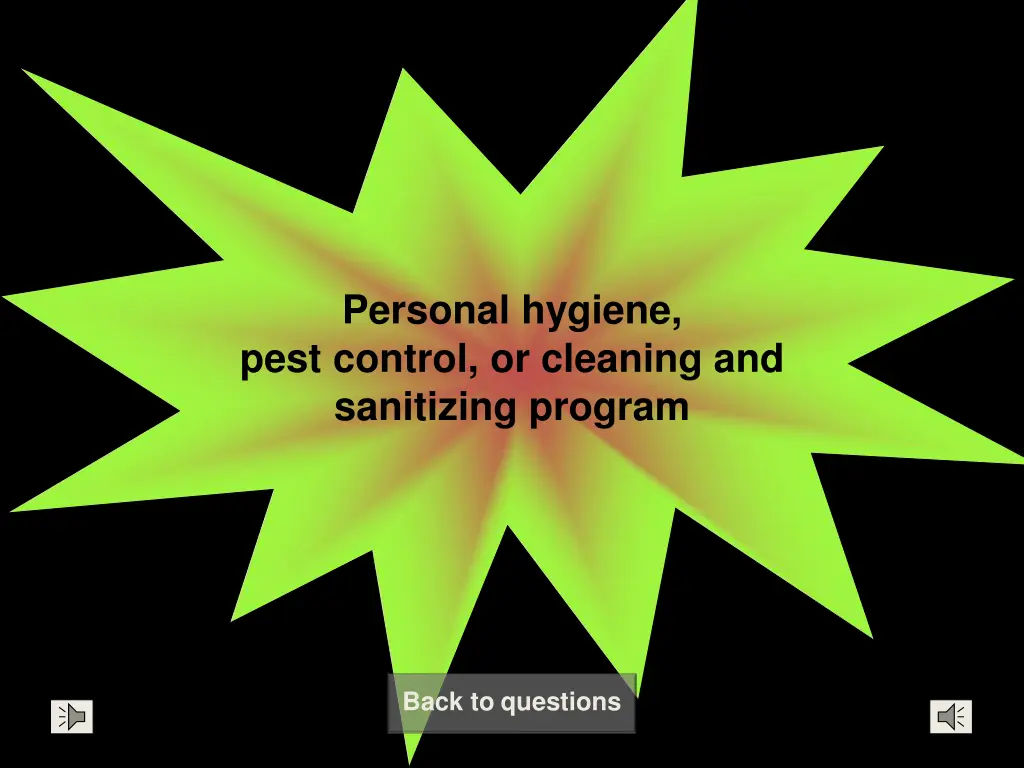 personal hygiene pest control or cleaning