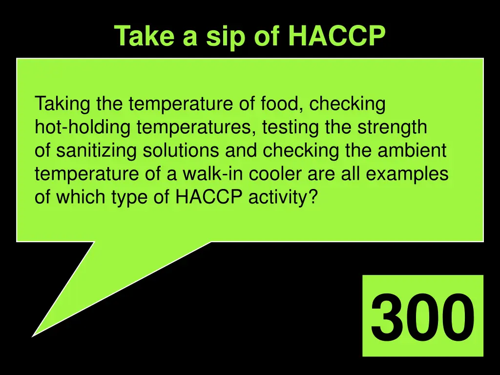 take a sip of haccp 2