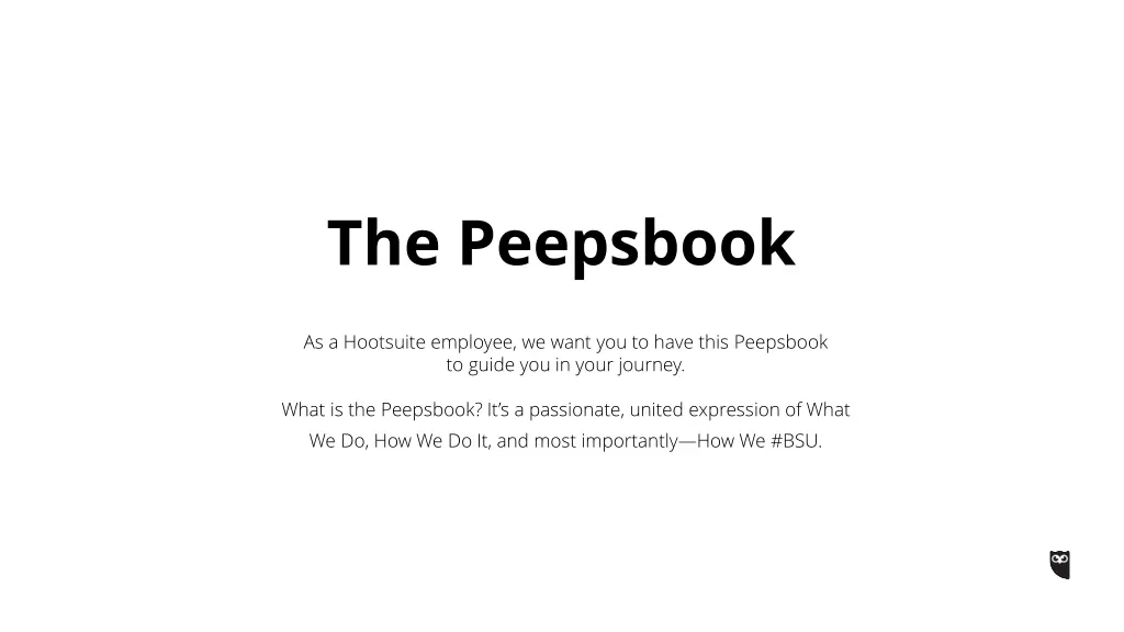 the peepsbook