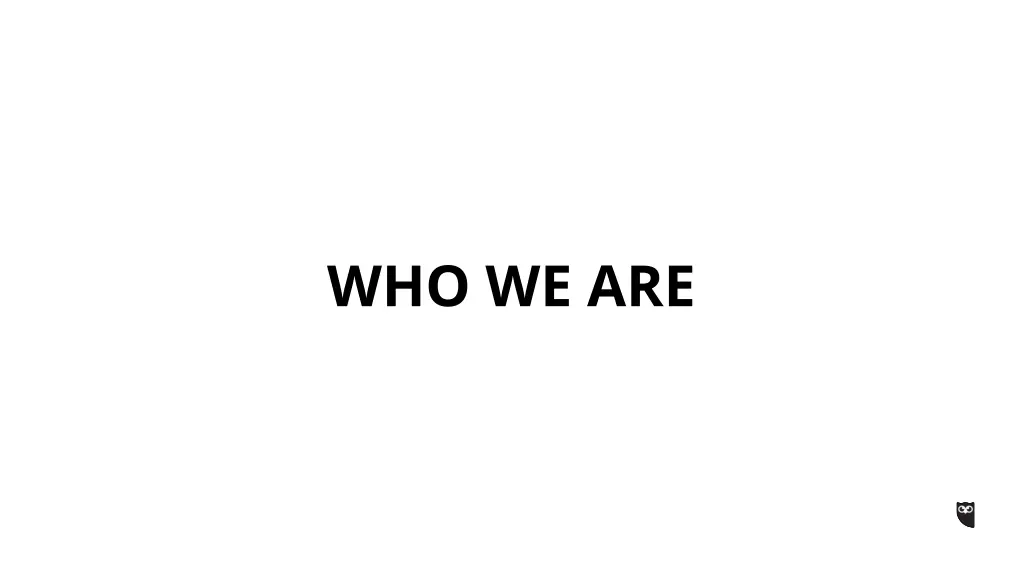 who we are