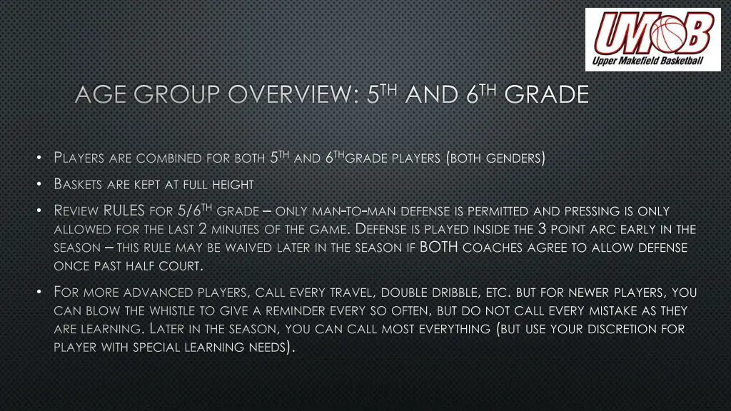 age group overview 5 th and 6 th grade