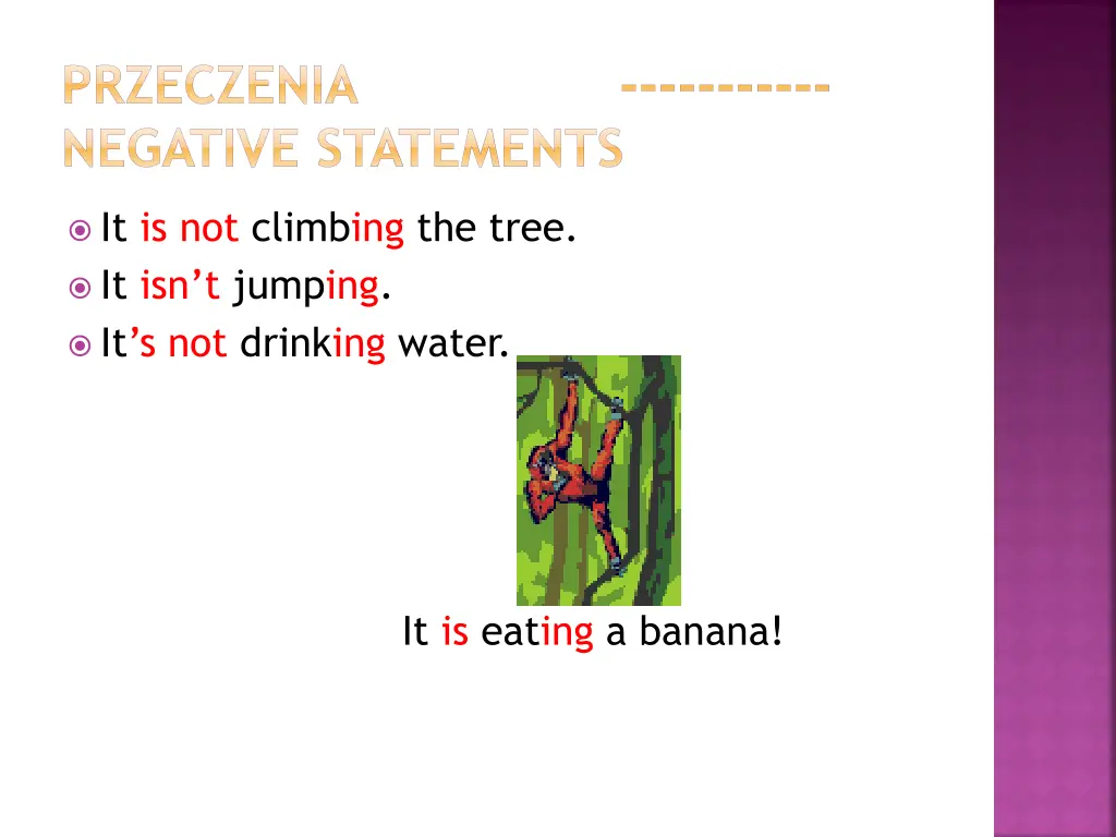 przeczenia negative statements 4