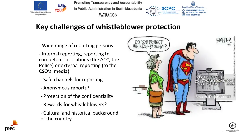 key challenges of whistleblower protection