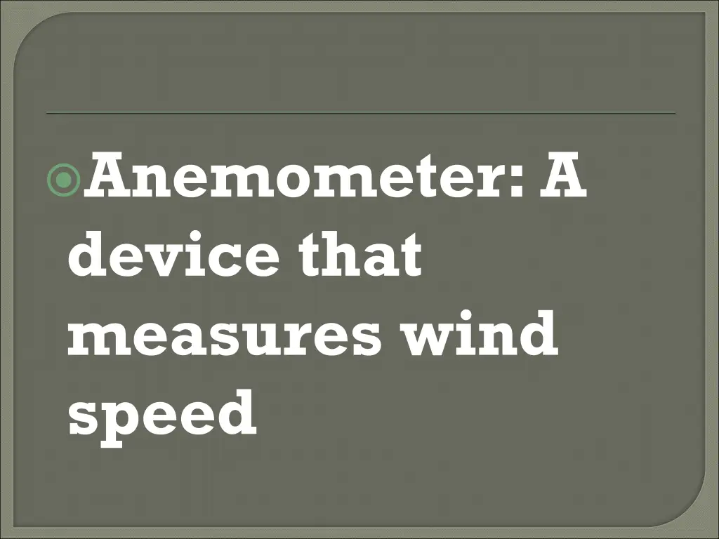 anemometer a device that measures wind speed