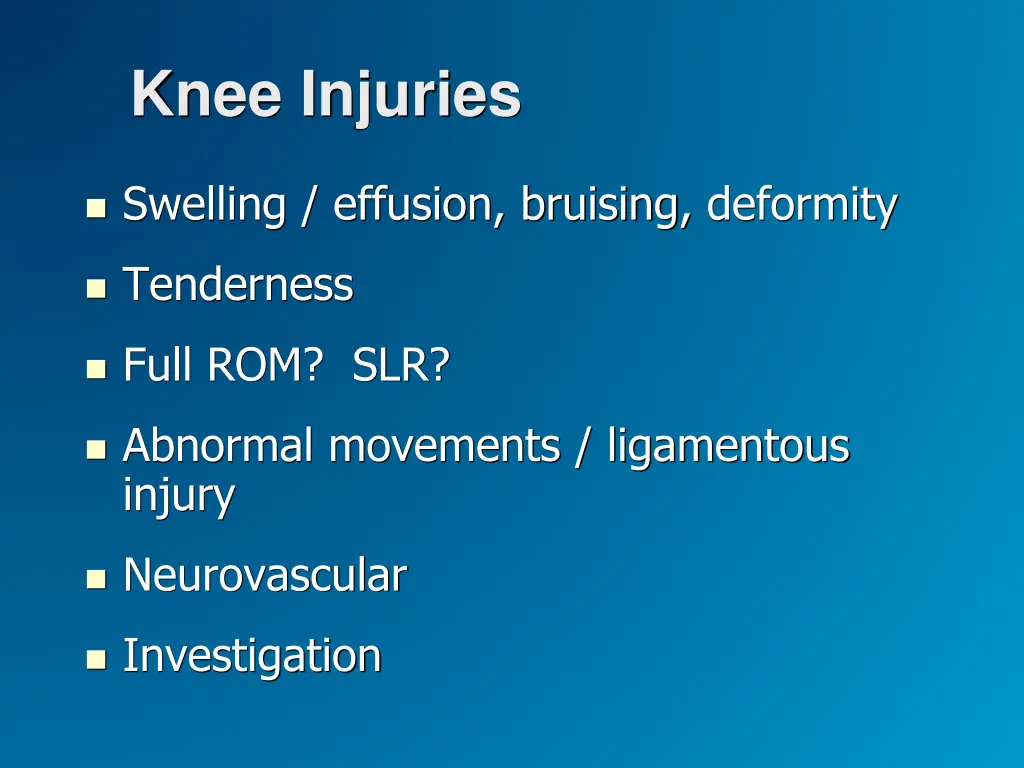 knee injuries 1