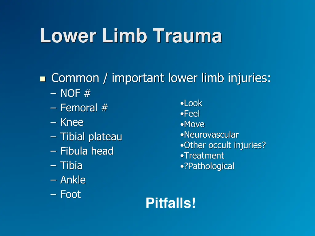 lower limb trauma 4