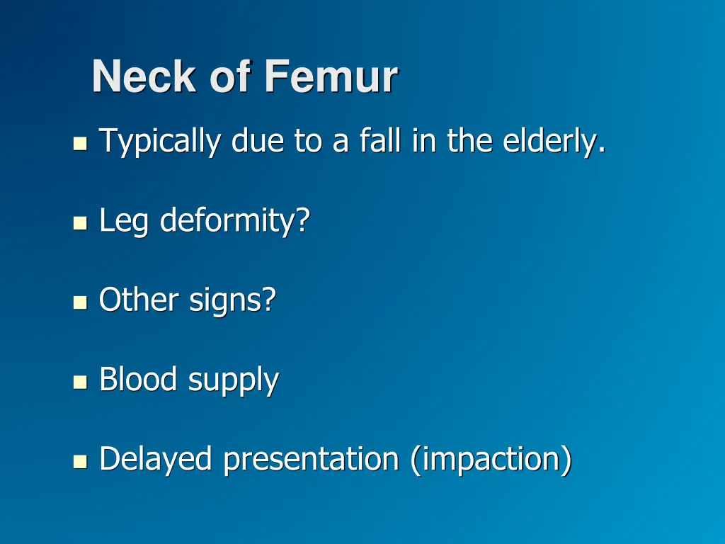 neck of femur