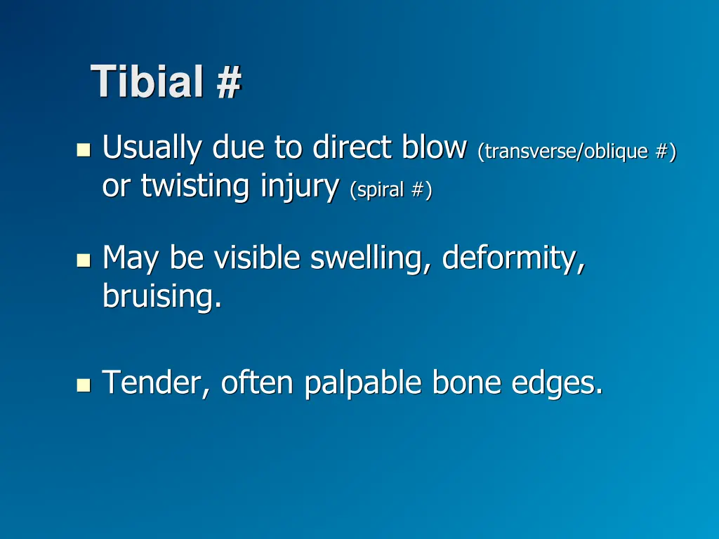 tibial