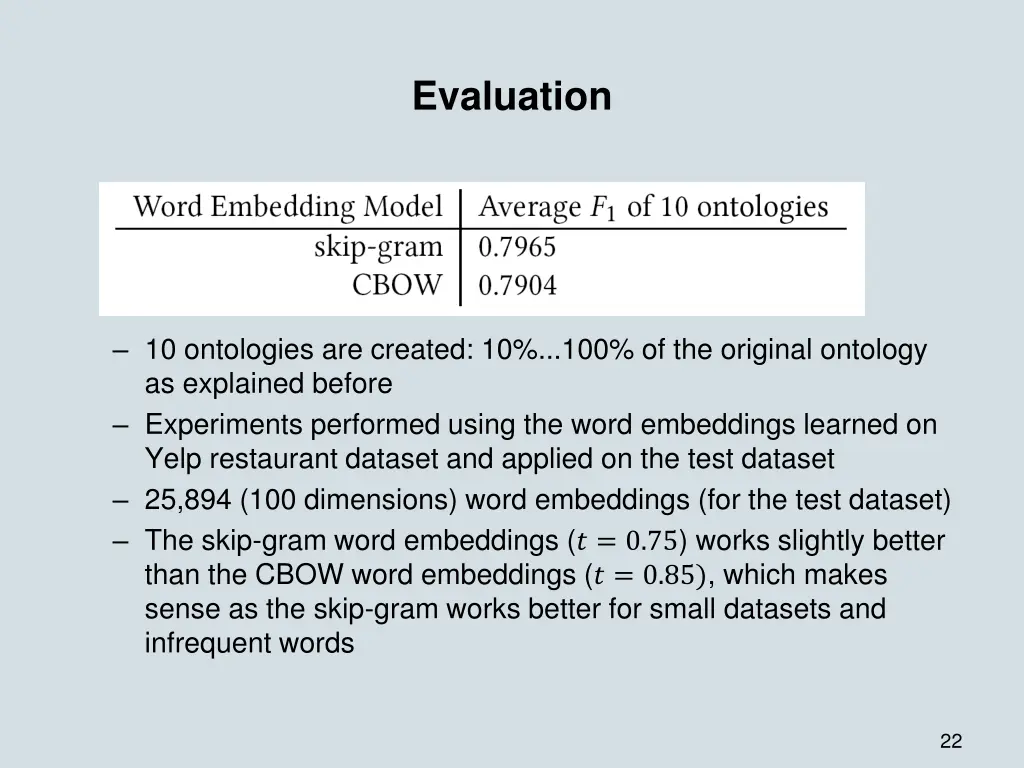 evaluation 2