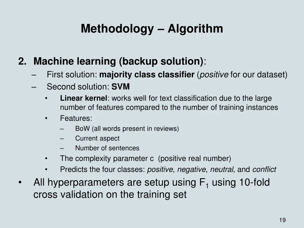 methodology algorithm 3