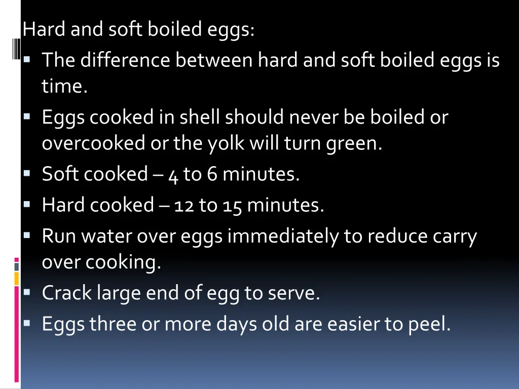 hard and soft boiled eggs the difference between