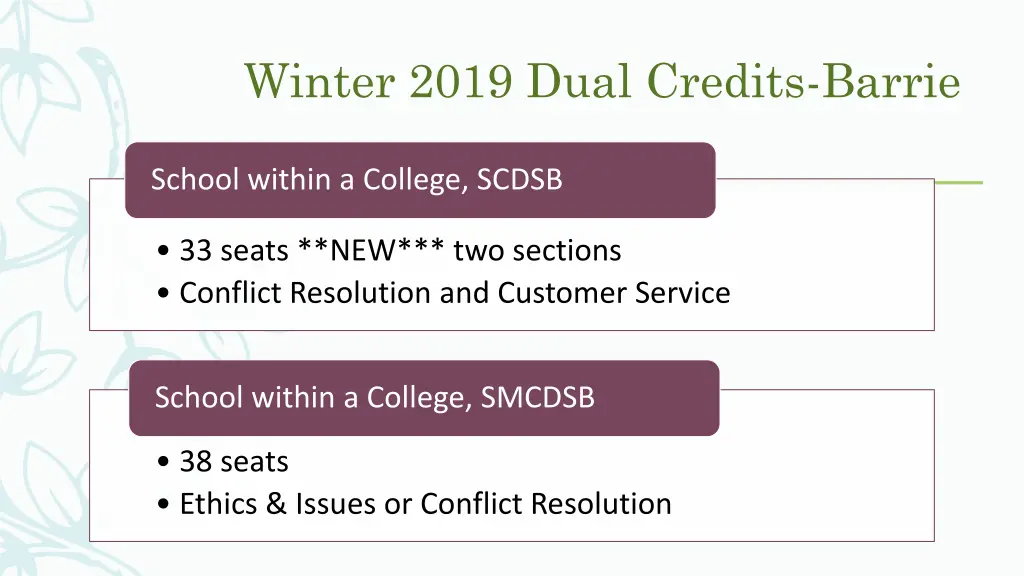 winter 2019 dual credits barrie 3