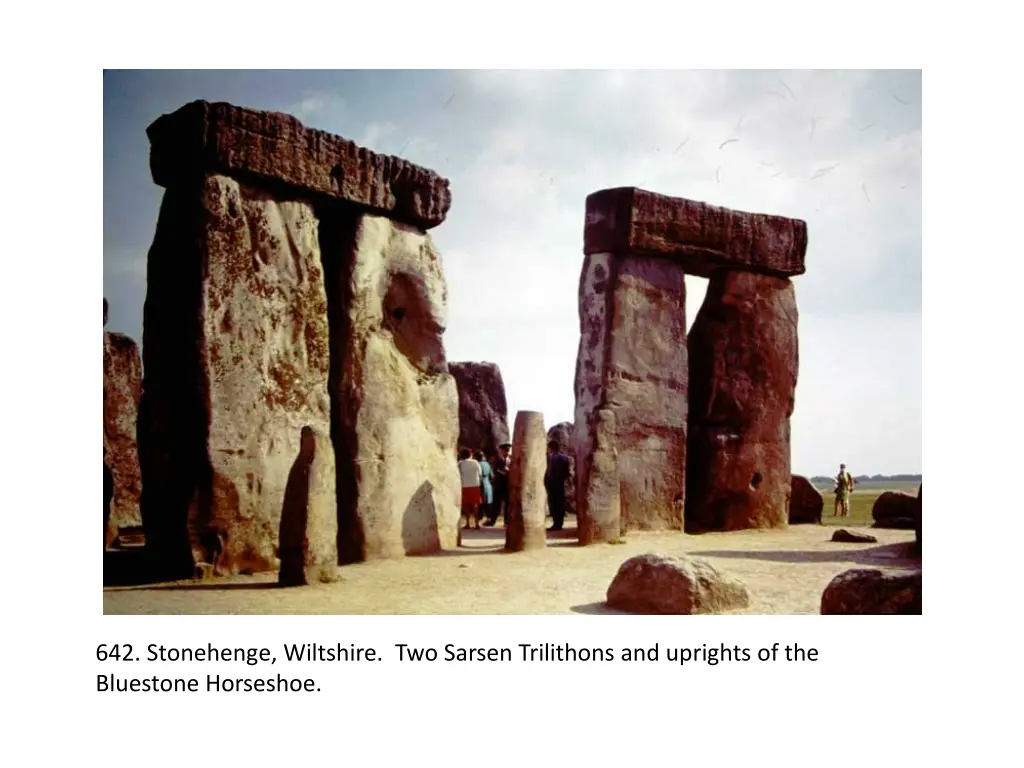 642 stonehenge wiltshire two sarsen trilithons