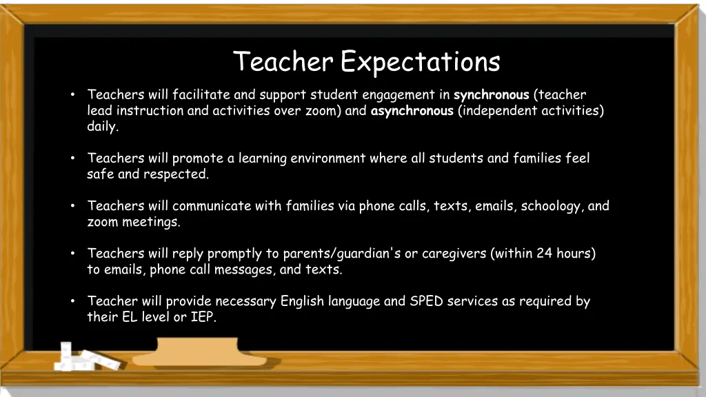 teacher expectations