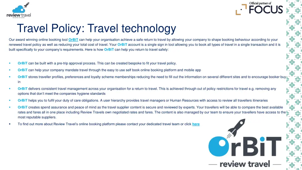 travel policy travel technology