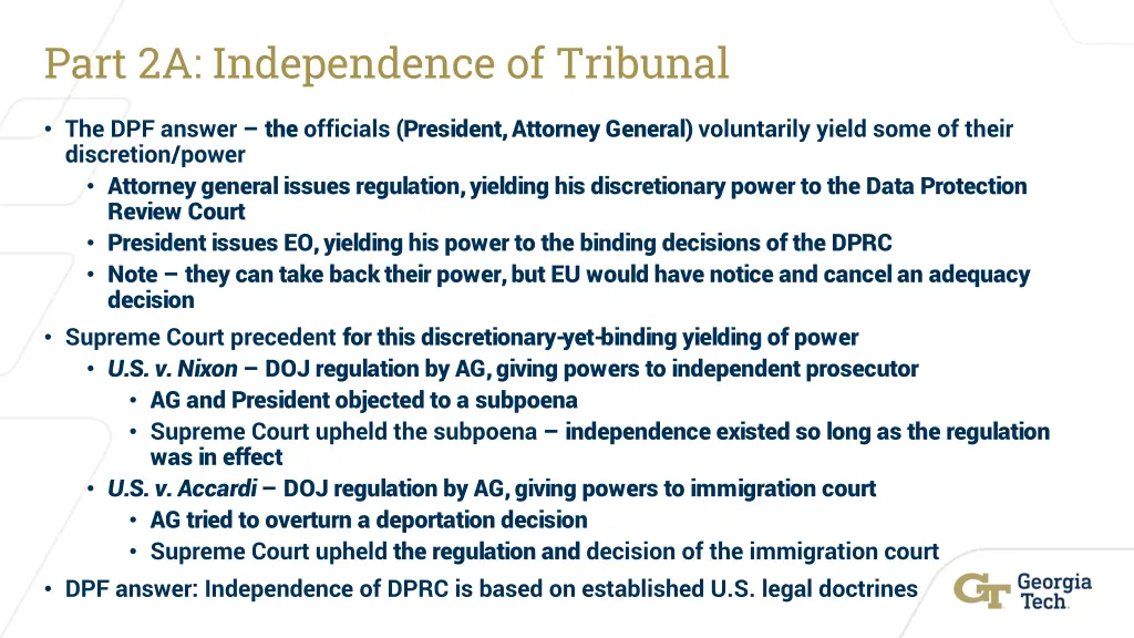 part 2a independence of tribunal 1