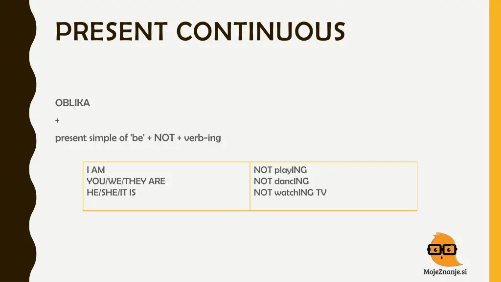 present continuous 1