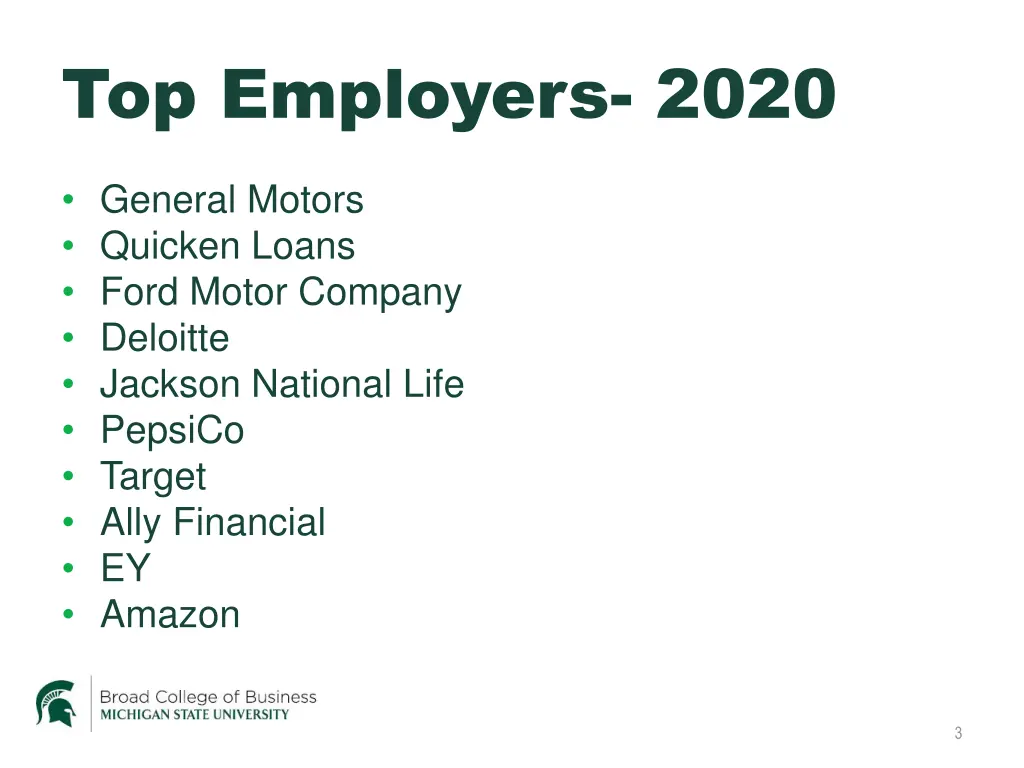 top employers 2020