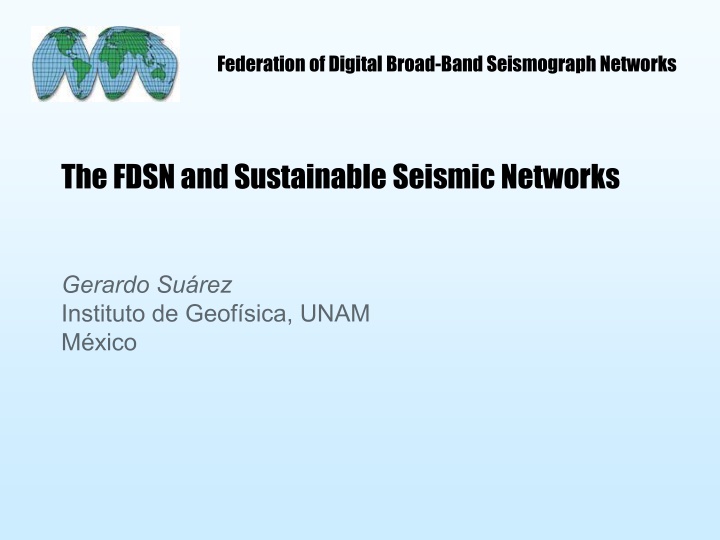 federation of digital broad band seismograph