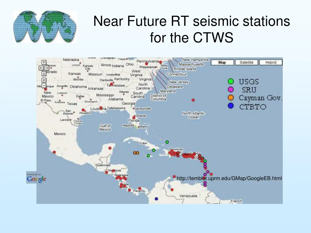 near future rt seismic stations for the ctws