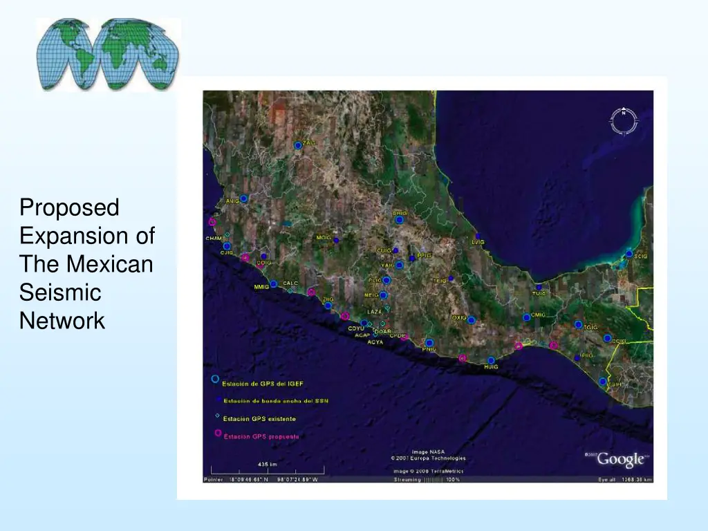 proposed expansion of the mexican seismic network